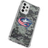 NHL Columbus Blue Jackets Camo Galaxy A53 5G Clear Case