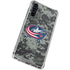 NHL Columbus Blue Jackets Camo Galaxy A54 5G Clear Case