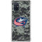 NHL Columbus Blue Jackets Camo Galaxy A71 5G Clear Case