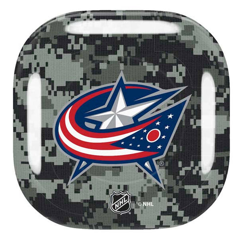 NHL Columbus Blue Jackets Camo Galaxy Buds Pro Skin
