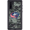 NHL Columbus Blue Jackets Camo Galaxy Note 10 Waterproof Case