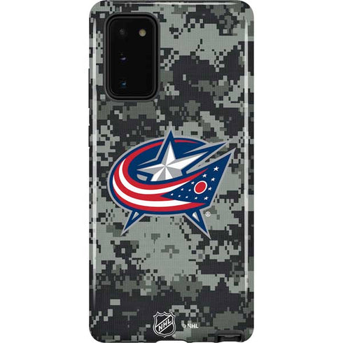 NHL Columbus Blue Jackets Camo Galaxy Note20 5G Pro Case
