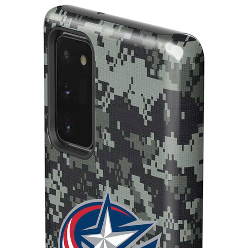 NHL Columbus Blue Jackets Camo Galaxy Note20 5G Pro Case