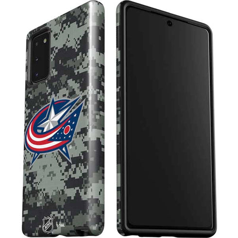 NHL Columbus Blue Jackets Camo Galaxy Note20 5G Pro Case