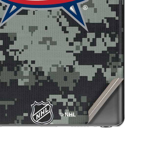 NHL Columbus Blue Jackets Camo Galaxy Note20 5G Skin