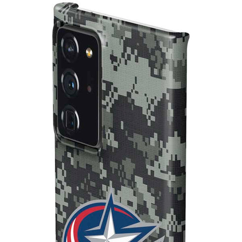 NHL Columbus Blue Jackets Camo Galaxy Note20 Ultra 5G Lite Case