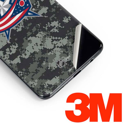 NHL Columbus Blue Jackets Camo Galaxy S10 Skin