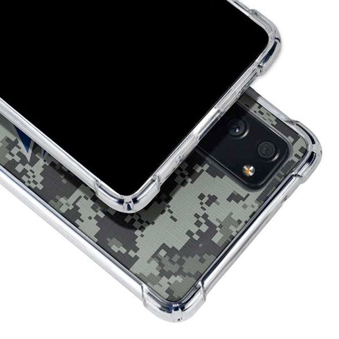 NHL Columbus Blue Jackets Camo Galaxy S20 FE Clear Case