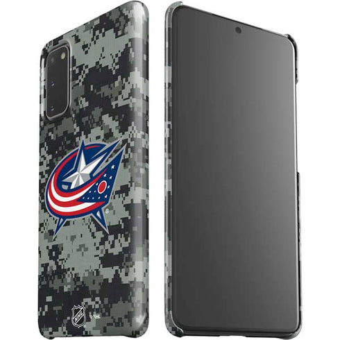 NHL Columbus Blue Jackets Camo Galaxy S20 Lite Case