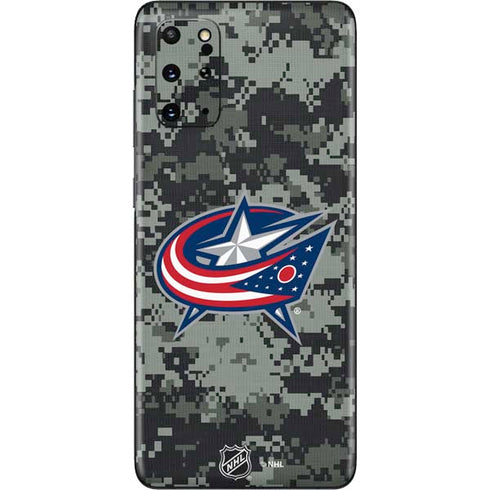 NHL Columbus Blue Jackets Camo Galaxy S20 Plus Skin