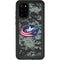 NHL Columbus Blue Jackets Camo Galaxy S20 Plus Waterproof Case