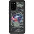 NHL Columbus Blue Jackets Camo Galaxy S20 Plus Waterproof Case