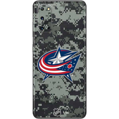 NHL Columbus Blue Jackets Camo Galaxy S20 Skin