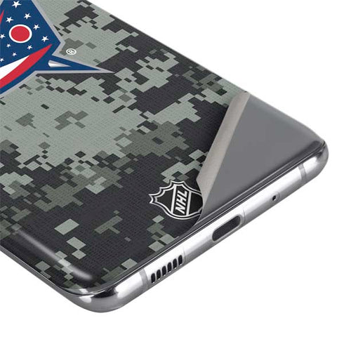 NHL Columbus Blue Jackets Camo Galaxy S20 Skin