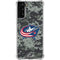 NHL Columbus Blue Jackets Camo Galaxy S21 Plus 5G Clear Case