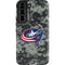 NHL Columbus Blue Jackets Camo Galaxy S22 Pro Case