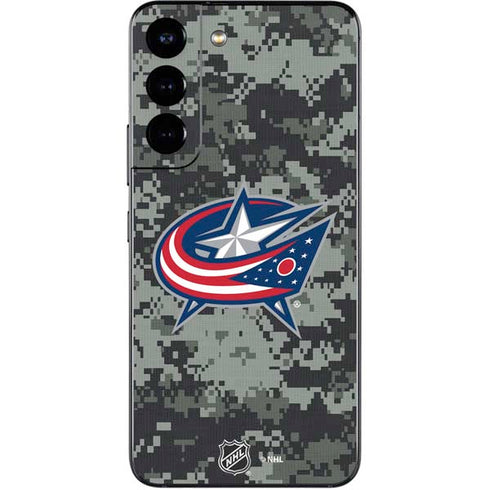 NHL Columbus Blue Jackets Camo Galaxy S22 Skin