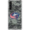 NHL Columbus Blue Jackets Camo Galaxy S23 Plus Clear Case