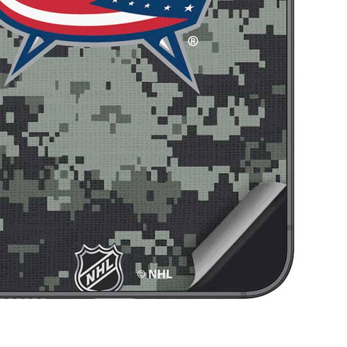 NHL Columbus Blue Jackets Camo Galaxy S23 Skin