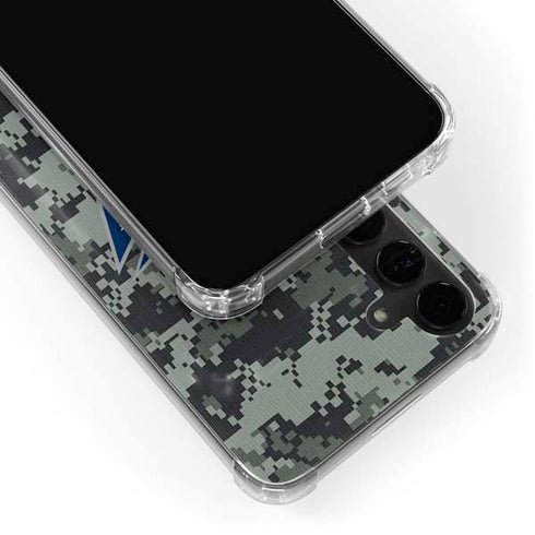 NHL Columbus Blue Jackets Camo Galaxy S24 Plus Clear Case