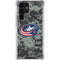 NHL Columbus Blue Jackets Camo Galaxy S24 Ultra Clear Case