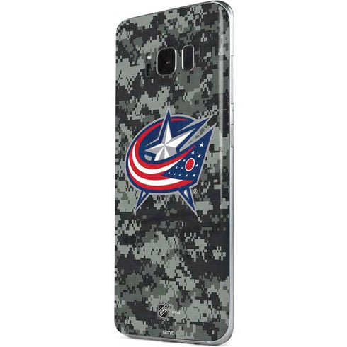 NHL Columbus Blue Jackets Camo Galaxy S8 Plus Skin