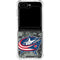 NHL Columbus Blue Jackets Camo Galaxy Z Flip5 5G Clear Case