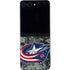 NHL Columbus Blue Jackets Camo Galaxy Z Flip5 5G Skin