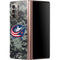 NHL Columbus Blue Jackets Camo Galaxy Z Fold2 5G Skin