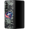 NHL Columbus Blue Jackets Camo Galaxy Z Fold3 5G Skin