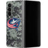 NHL Columbus Blue Jackets Camo Galaxy Z Fold4 5G Skin