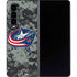 NHL Columbus Blue Jackets Camo Galaxy Z Fold4 5G Skin