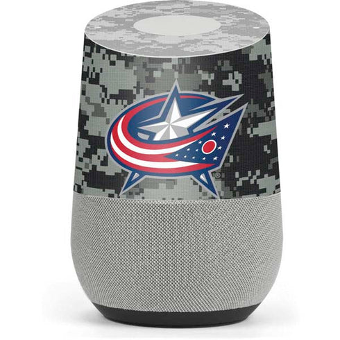 NHL Columbus Blue Jackets Camo Google Home Skin