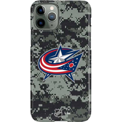 NHL Columbus Blue Jackets Camo iPhone 11 Pro Lite Case