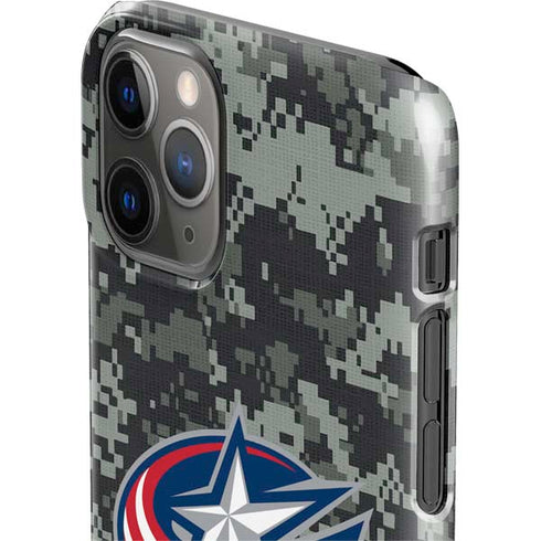 NHL Columbus Blue Jackets Camo iPhone 11 Pro Lite Case