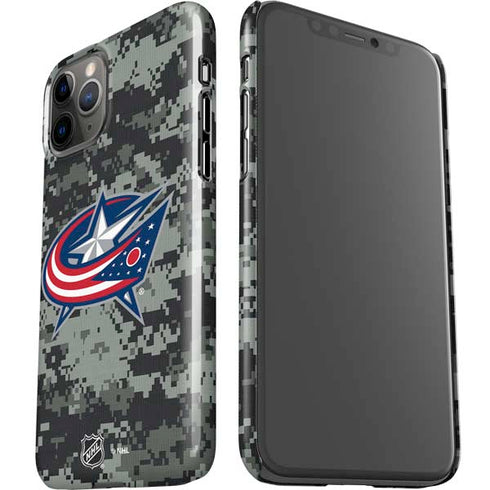 NHL Columbus Blue Jackets Camo iPhone 11 Pro Lite Case