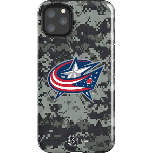 NHL Columbus Blue Jackets Camo iPhone 11 Pro Max Impact Case