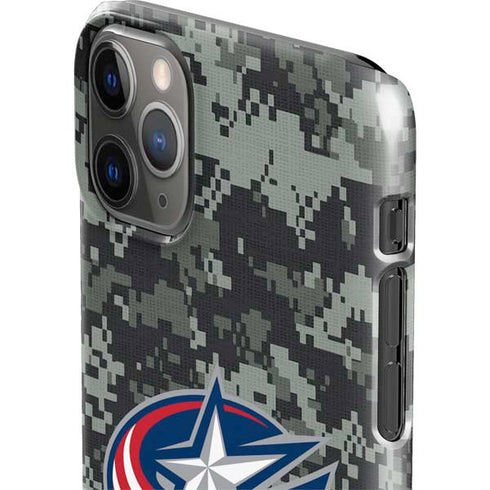 NHL Columbus Blue Jackets Camo iPhone 11 Pro Max Lite Case