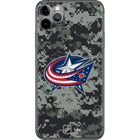 NHL Columbus Blue Jackets Camo iPhone 11 Pro Max Skin