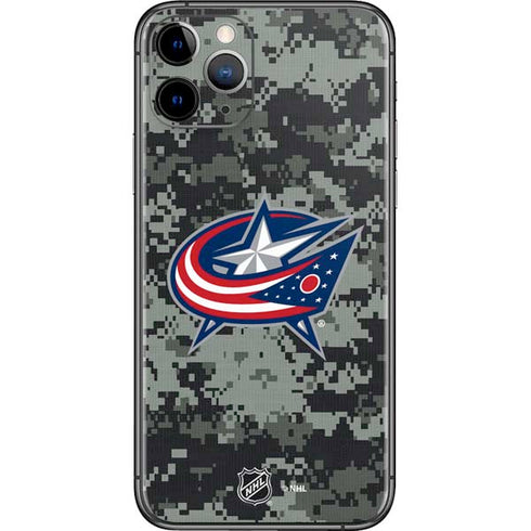 NHL Columbus Blue Jackets Camo iPhone 11 Pro Skin