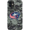 NHL Columbus Blue Jackets Camo iPhone 12 Mini Lite Case