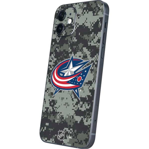 NHL Columbus Blue Jackets Camo iPhone 12 Mini Skin