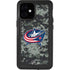NHL Columbus Blue Jackets Camo iPhone 12 Mini Waterproof Case