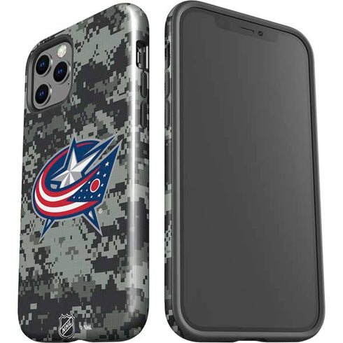NHL Columbus Blue Jackets Camo iPhone 12 Pro Impact Case