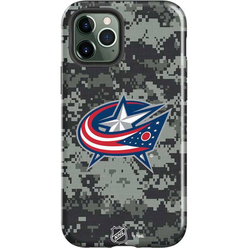 NHL Columbus Blue Jackets Camo iPhone 12 Pro Max Impact Case