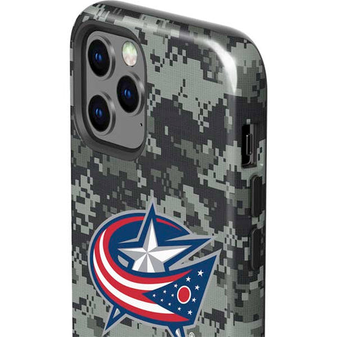 NHL Columbus Blue Jackets Camo iPhone 12 Pro Max Impact Case