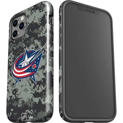NHL Columbus Blue Jackets Camo iPhone 12 Pro Max Impact Case