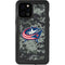 NHL Columbus Blue Jackets Camo iPhone 12 Pro Max Waterproof Case