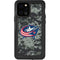 NHL Columbus Blue Jackets Camo iPhone 12 Pro Waterproof Case
