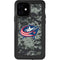 NHL Columbus Blue Jackets Camo iPhone 12 Waterproof Case
